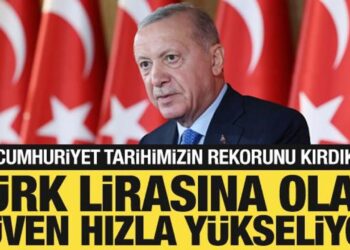 Cumhurbaşkanı Erdoğan: Türk lirasına güven hızla yükseliyor