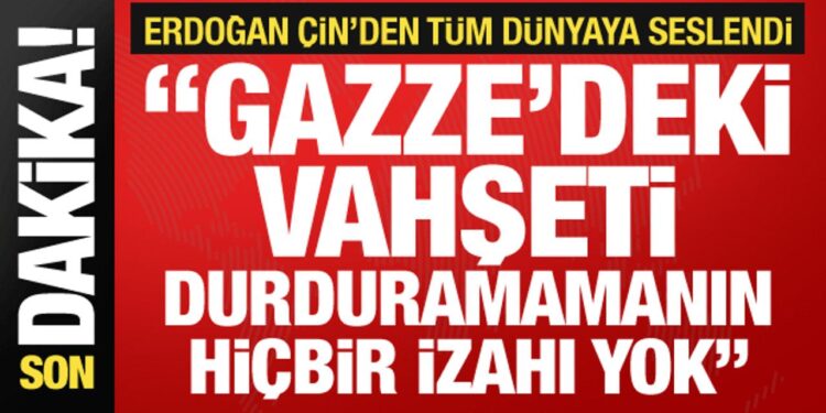 Cumhurbaşkanı Erdoğan’dan Şanghay Zirvesi’nde önemli açıklamalar