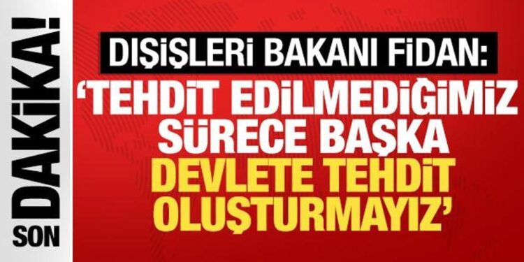 Dışişleri Bakanı Hakan Fidan’dan canlı yayında önemli açıklamalar