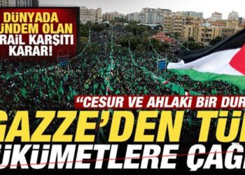 Dünyada gündem olan İsrail karşıtı karar! Gazze’den tüm hükümetlere çağrı