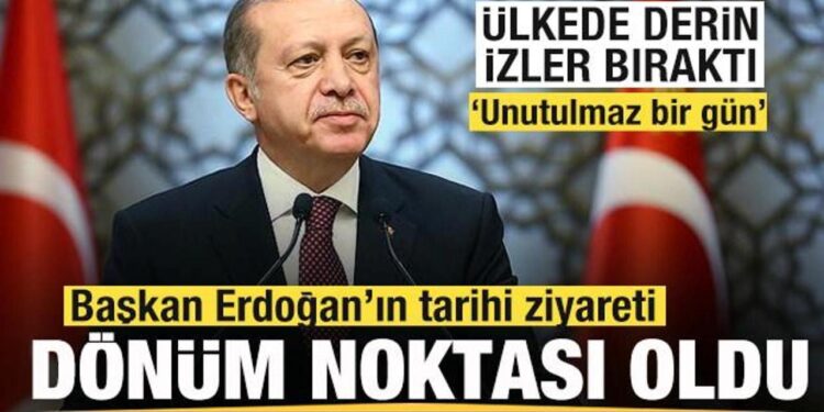 Erdoğan’ın tarihi ziyareti dünyada dönüm noktası oldu! Ülkede derin izler bıraktı