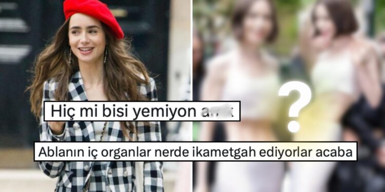 Fiziği Dikkat Çekti: Emily in Paris’in Yıldız İsmi Lily Collins’in İncecik Beli ve Karın Kasları Gündem Oldu!
