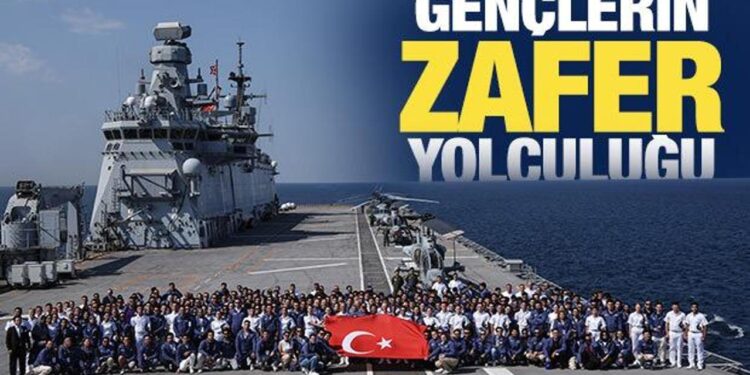 Gençlerin TCG Anadolu gemisiyle “Zafer Yolculuğu” gururu
