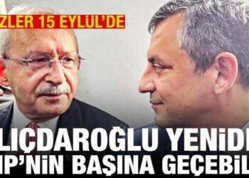 Gözler 15 Eylül’de: Kılıçdaroğlu yeniden CHP’nin başına geçebilir