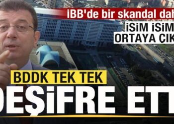 İBB’de bir skandal daha! BDDK tek tek deşifre etti! İsim isim ortaya çıktı!