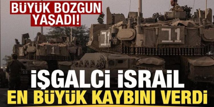 İşgalci İsrail ordusu en büyük kaybını verdi! Büyük bozgun yaşadı!
