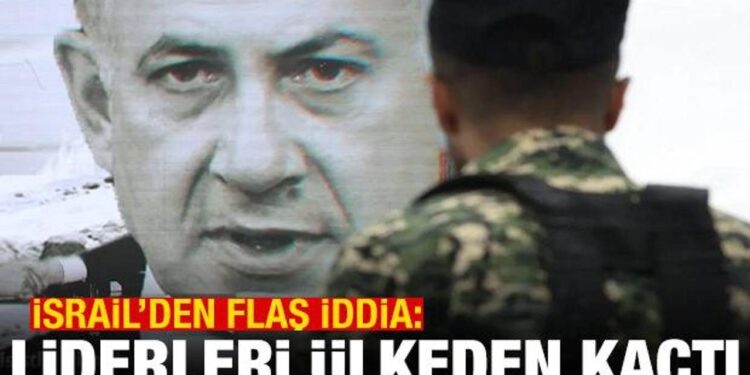 İsrail’den flaş iddia: Liderleri ülkeden kaçtı