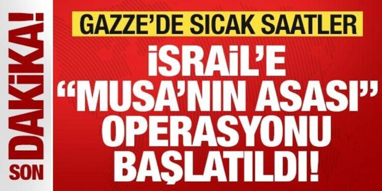 Kassam Tugayları duyurdu! Musa’nın Asası Operasyonu başlatıldı! Hedefler yerle bir edildi