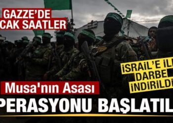 Kassam Tugayları duyurdu! Musa’nın Asası Operasyonu başlatıldı! İsrail’e ilk darbe vuruldu