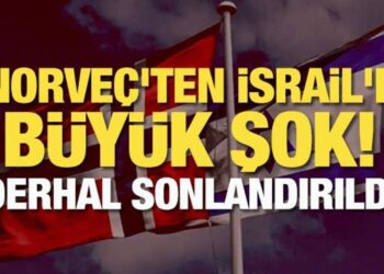 Norveç’ten İsrail’e büyük şok! Derhal sonlandırıldı