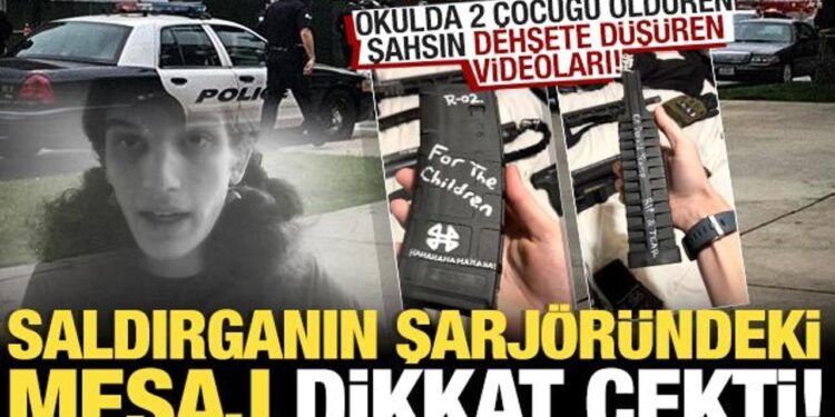 Okulda katliam yapan saldırganın dehşete düşüren videoları! Şarjördeki notlar dikkat çekti