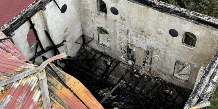 Ordu’da cami yangını: Kullanılamaz hale geldi!