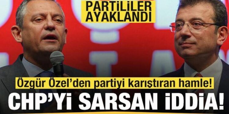 Özgür Özel’de büyük panik! CHP’yi sarsan gelişme! Partililer ayaklandı! Kavga büyüyor