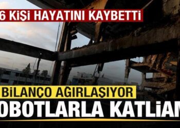Robotlarla katliam! Bilanço ağırlaşıyor! En az 66 kişi hayatını kaybetti