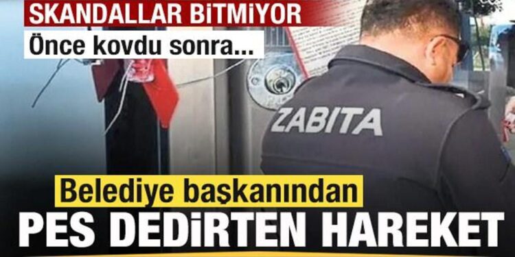 Skandallar bitmiyor! Belediye başkanından pes dedirten hareket! Önce kovdu sonra…