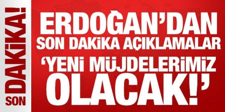 Son Dakika: Cumhurbaşkanı Erdoğan konuşuyor
