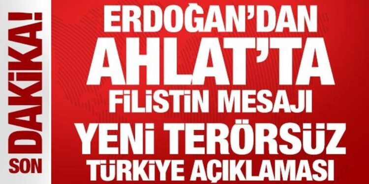 Son Dakika: Cumhurbaşkanı Erdoğan konuşuyor