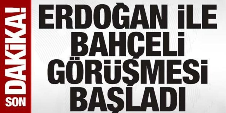 SON DAKİKA: Cumhurbaşkanı Erdoğan, MHP Genel Başkanı Bahçeli’yi konutunda ziyaret ediyor