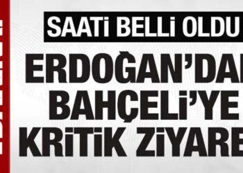 SON DAKİKA: Cumhurbaşkanı Erdoğan’dan Bahçeli’ye ziyaret: Saati belli oldu