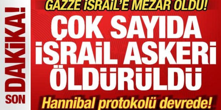 Son dakika: Gazze, İsrail’e mezar oldu! Pusuya düştüler: Çok sayıda asker öldürüldü