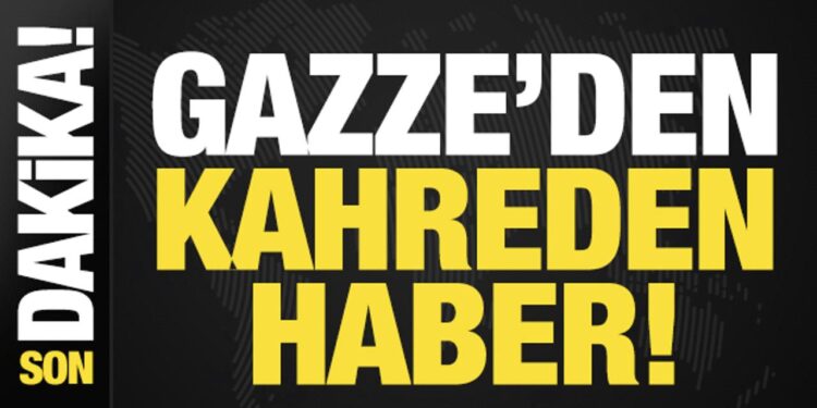 Son dakika: Gazze’den kahreden haber! Durmak bilmiyorlar…