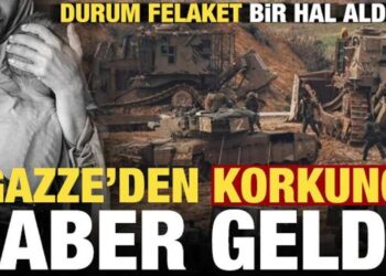 Son dakika: Gazze’den korkunç haber geldi! Durum felaket bir hal aldı…