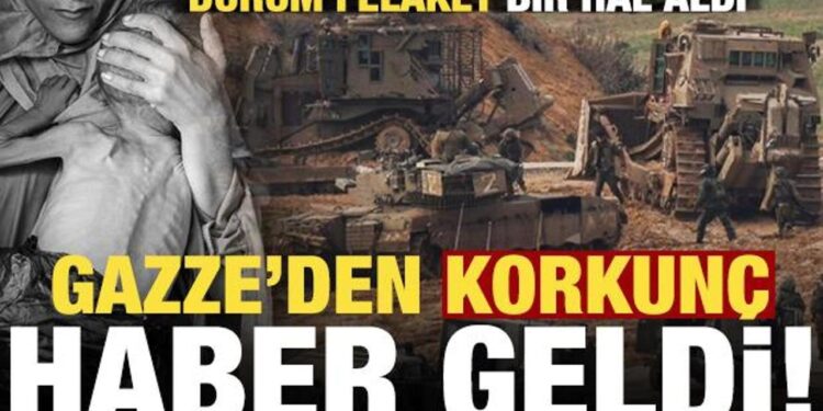 Son dakika: Gazze’den korkunç haber geldi! Durum felaket bir hal aldı…