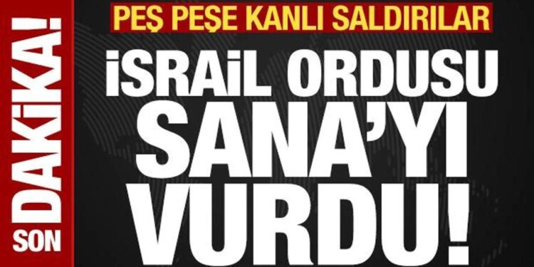 Son dakika: İsrail savaş uçakları ülkenin başkentini vurdu! Peş peşe kanlı saldırılar