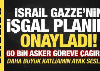 Son dakika: İsrail Savunma Bakanı, Gazze’nin işgal planını onayladı!