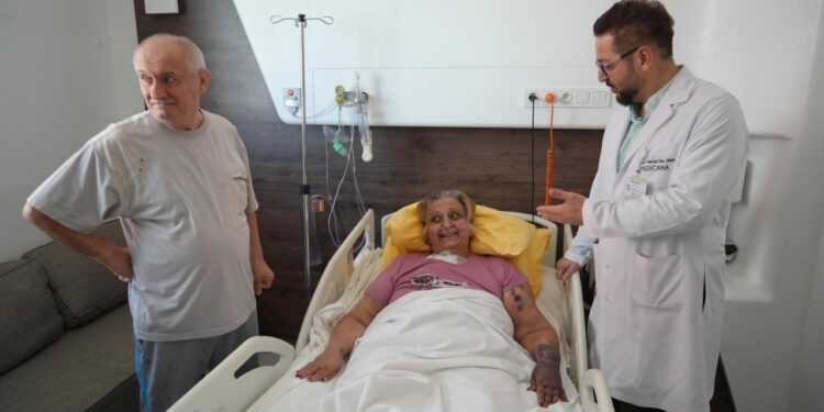 Sülük tedavisi canından ediyordu! Gürcü kadın Samsun’da hayata döndü