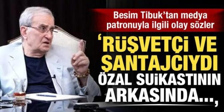 Tibuk’tan medya patronu ile ilgili olay sözler: Rüşvetçi ve şantajcıydı!