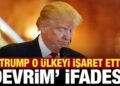 Trump o ülkeyi işaret etti: Devrim var gibi görünüyor