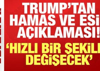 Trump’tan son dakika Hamas ve esir açıklaması: Hızlı bir şekilde değişecek!