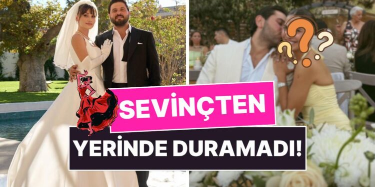 Ünlü İsimler Akın Etti: Sakız Adası’nda Düğün Yapan Sevda Erginci’nin Gelin Çiçeğini Bakın Kim Kaptı