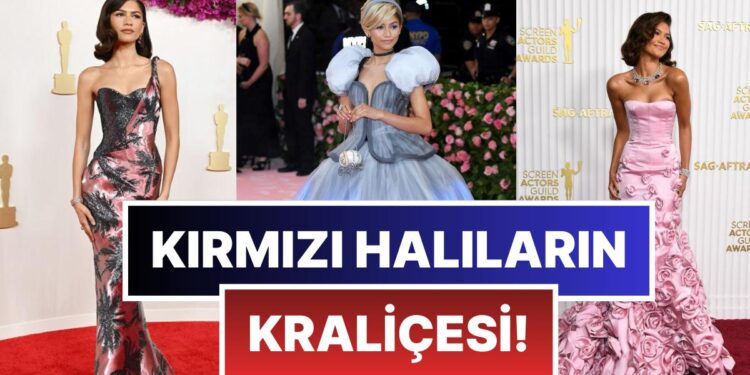 Unutulmayacak Bir Moda İkonu! Zendaya’nın Her Zaman Akıllarda Kalacak Kırmızı Halı Görünümleri!