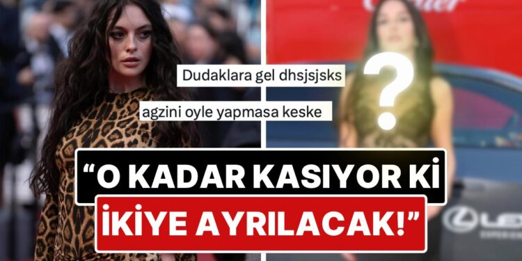 Venedik Film Festivali Kırmızı Halısında Transparan Elbisesiyle Rollenen Melis Sezen Kullanıcıları İkiye Böldü