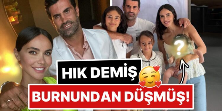 Volkan Demirel’in “Melekleriyle” Verdiği Pozda Üç Numaralı Bebek Kızının Attığı Ciddi Bakışlar Dikkat Çekti!
