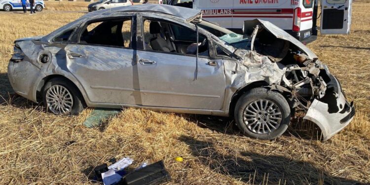 Yozgat’ta kontrolden çıkan araç takla attı: Ölü ve yaralılar var