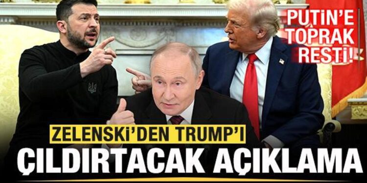 Zelenski’den, Trump’ı çıldırtacak savaş duyurusu! Putin’e toprak resti!