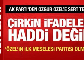 AK Parti Sözcüsü Çelik’ten Özgür Özel’e tepki: Haddi değil!