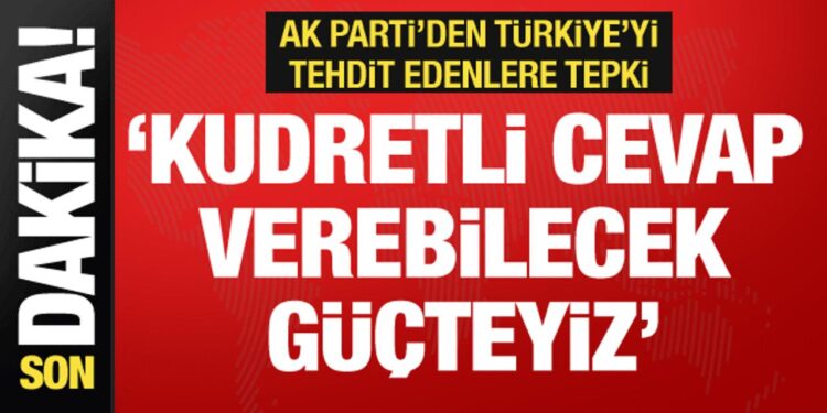 AK Parti Sözcüsü Çelik’ten Türkiye tehditlerine tepki: Kudretli cevap verecek güçteyiz