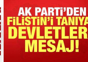 AK Parti’den Filistin’i tanıyan devletlere mesaj: Soykırım şebekesine verilmiş güçlü cevap