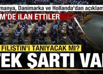 Almanya, Danimarka ve Hollanda’dan flaş Filistin açıklaması! Tanıyacak mı? Tek şartı var