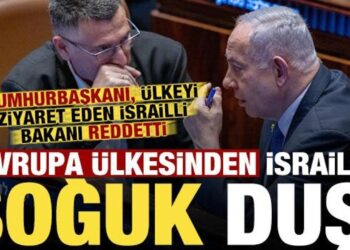 Avrupa ülkesinden İsrail’e soğuk duş! Ülkeyi ziyaret eden İsrailli bakanı reddetti…