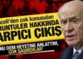 Bahçeli’den silah bırakma görüntülerine dikkat çeken yorum: Dem heyeti fikrime çok şaşırdı