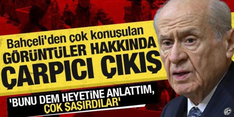 Bahçeli’den silah bırakma görüntülerine dikkat çeken yorum: Dem heyeti fikrime çok şaşırdı