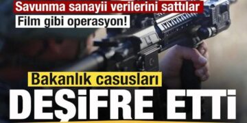 Bakanlık casusları deşifre etti! Savunma sanayii verilerini sattılar