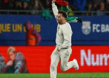 Barcelona – Getafe maçında İsrail soykırımına tepki!