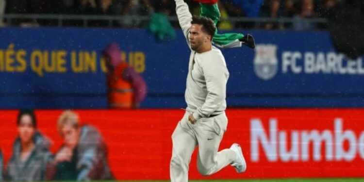 Barcelona – Getafe maçında İsrail soykırımına tepki!