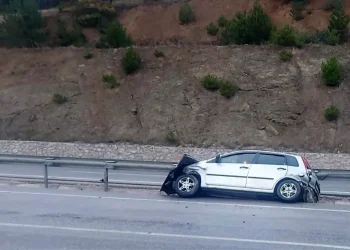 Afyonkarahisar’da trafik kazası sonrası 2 yaralı